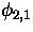 $\phi_{2,1}$